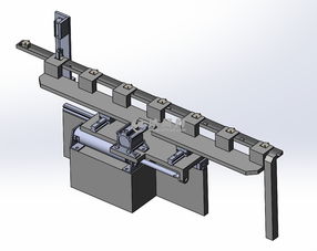 电器元件装盒机 电子元件装盒机 Solidworks设计